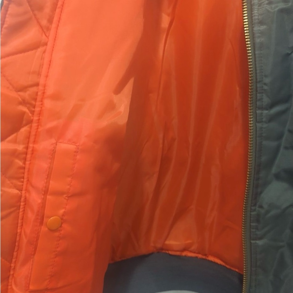 Military Green Bomber Jacket Operation Inherent R… - image 3